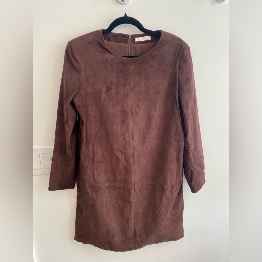 The Row Lambskin Shift Dress